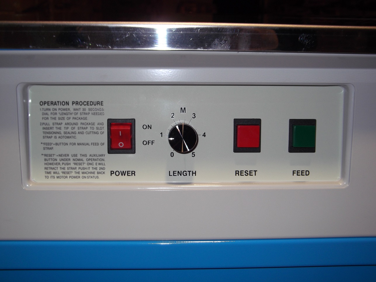 Strapping Machine Control Panel